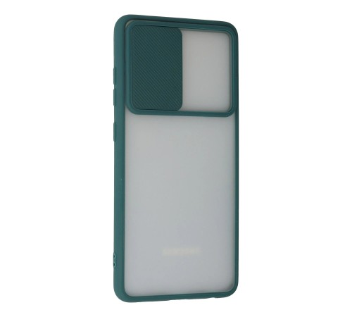 Samsung Galaxy A52 Kılıf Palm Buzlu Kamera Sürgülü Silikon - Yeşil Samsung Galaxy A52 Kılıf Palm Buzlu Kamera Sürgülü Silikon - Yeşil