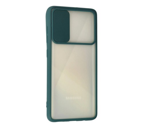 Samsung Galaxy A71 Kılıf Palm Buzlu Kamera Sürgülü Silikon - Yeşil Samsung Galaxy A71 Kılıf Palm Buzlu Kamera Sürgülü Silikon - Yeşil