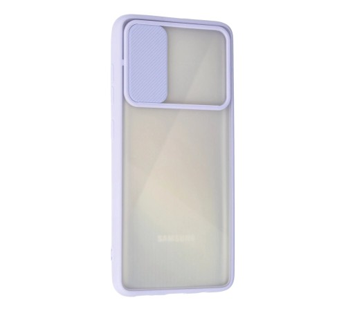 Samsung Galaxy A71 Kılıf Palm Buzlu Kamera Sürgülü Silikon - Lila Samsung Galaxy A71 Kılıf Palm Buzlu Kamera Sürgülü Silikon - Lila