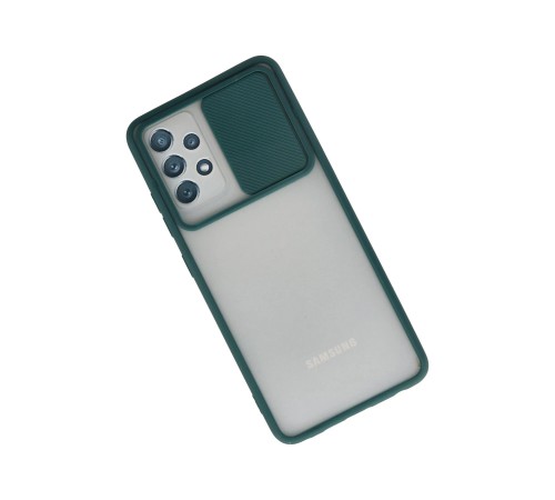 Samsung Galaxy A72 Kılıf Palm Buzlu Kamera Sürgülü Silikon - Yeşil Samsung Galaxy A72 Kılıf Palm Buzlu Kamera Sürgülü Silikon - Yeşil