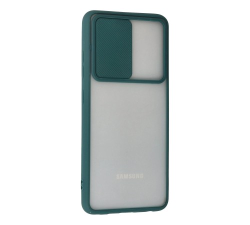 Samsung Galaxy A72 Kılıf Palm Buzlu Kamera Sürgülü Silikon - Yeşil Samsung Galaxy A72 Kılıf Palm Buzlu Kamera Sürgülü Silikon - Yeşil