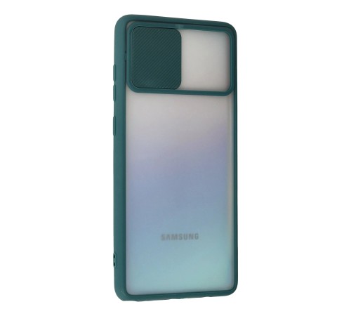 Samsung Galaxy A81 / Note 10 Lite Kılıf Palm Buzlu Kamera Sürgülü Silikon - Yeşil Samsung Galaxy A81 / Note 10 Lite Kılıf Palm Buzlu Kamera Sürgülü Silikon - Yeşil