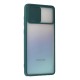 Samsung Galaxy A81 / Note 10 Lite Kılıf Palm Buzlu Kamera Sürgülü Silikon - Yeşil