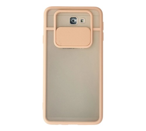 Samsung Galaxy J7 Prime Kılıf Palm Buzlu Kamera Sürgülü Silikon - Pembe Samsung Galaxy J7 Prime Kılıf Palm Buzlu Kamera Sürgülü Silikon - Pembe