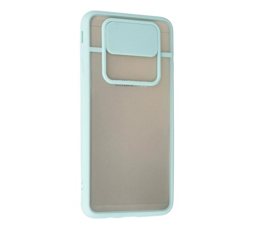 Samsung Galaxy J7 Prime Kılıf Palm Buzlu Kamera Sürgülü Silikon - Turkuaz