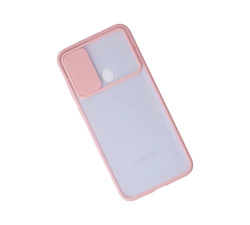 Samsung Galaxy A11 Kılıf Palm Buzlu Kamera Sürgülü Silikon - Pembe Samsung Galaxy A11 Kılıf Palm Buzlu Kamera Sürgülü Silikon - Pembe