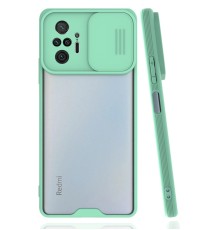 Xiaomi Redmi Note 10 Pro Kılıf Platin Kamera Koruma Silikon - Açık Yeşil
