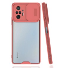 Xiaomi Redmi Note 10 Pro Kılıf Platin Kamera Koruma Silikon - Pembe