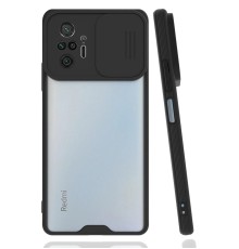 Xiaomi Redmi Note 10 Pro Kılıf Platin Kamera Koruma Silikon - Siyah