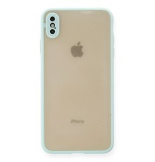 iPhone X Kılıf Montreal Silikon Kapak - Turkuaz