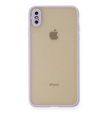 iPhone X Kılıf Montreal Silikon Kapak - Mor