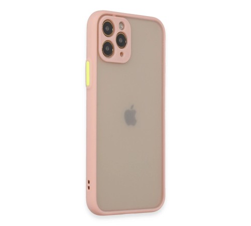 iPhone 11 Pro Kılıf Montreal Silikon Kapak - Pembe iPhone 11 Pro Kılıf Montreal Silikon Kapak - Pembe