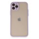 iPhone 11 Pro Kılıf Montreal Silikon Kapak - Mor