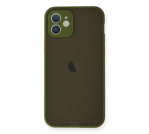 iPhone 12 Mini Kılıf Montreal Silikon Kapak - Açık Yeşil