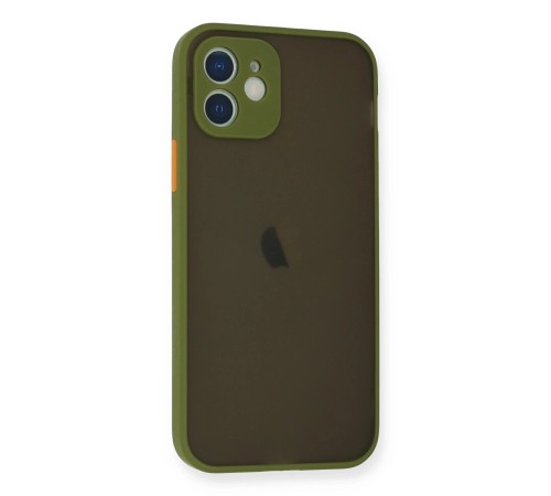 iPhone 12 Mini Kılıf Montreal Silikon Kapak - Açık Yeşil
