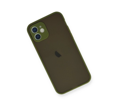 iPhone 12 Mini Kılıf Montreal Silikon Kapak - Açık Yeşil