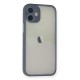 iPhone 11 Pro Max Kılıf Montreal Silikon Kapak - Gri