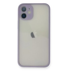 iPhone 11 Pro Max Kılıf Montreal Silikon Kapak - Mor