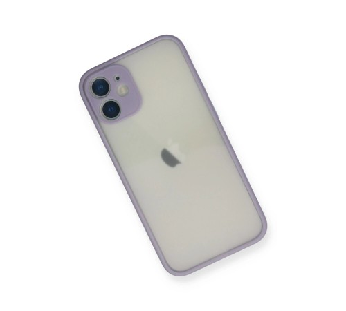 iPhone 11 Pro Max Kılıf Montreal Silikon Kapak - Mor iPhone 11 Pro Max Kılıf Montreal Silikon Kapak - Mor