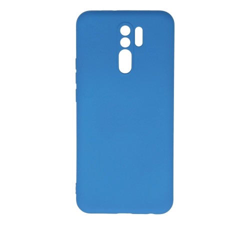 Xiaomi Redmi 9 Kılıf Nano içi Kadife Silikon - Mavi Xiaomi Redmi 9 Kılıf Nano içi Kadife Silikon - Mavi