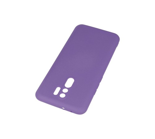 Xiaomi Redmi 9 Kılıf Nano içi Kadife Silikon - Mor Xiaomi Redmi 9 Kılıf Nano içi Kadife Silikon - Mor