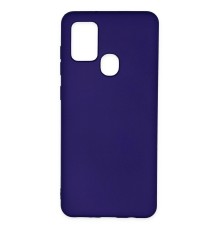 Samsung Galaxy A21S Kılıf Nano içi Kadife Silikon - Mor
