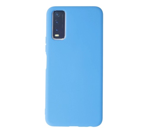 Vivo Y11S Kılıf Nano içi Kadife Silikon - Mavi Vivo Y11S Kılıf Nano içi Kadife Silikon - Mavi