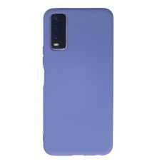 Vivo Y11S Kılıf Nano içi Kadife Silikon - Lila