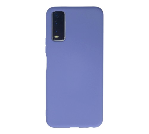 Vivo Y11S Kılıf Nano içi Kadife Silikon - Lila Vivo Y11S Kılıf Nano içi Kadife Silikon - Lila