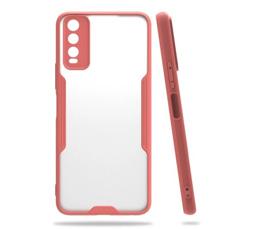 Vivo Y11S Kılıf Platin Silikon - Pembe Vivo Y11S Kılıf Platin Silikon - Pembe