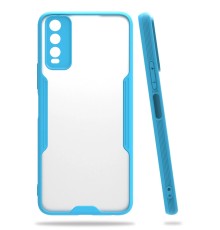 Vivo Y11S Kılıf Platin Silikon - Mavi