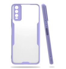 Vivo Y11S Kılıf Platin Silikon - Lila