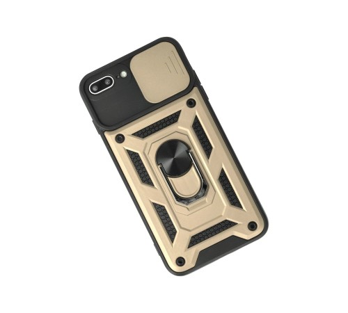 iPhone 7 Plus Kılıf Pars Lens Yüzüklü Silikon - Gold iPhone 7 Plus Kılıf Pars Lens Yüzüklü Silikon - Gold