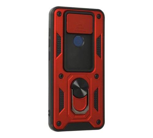 Xiaomi Redmi Note 9 Kılıf Pars Lens Yüzüklü Silikon - Kırmızı Xiaomi Redmi Note 9 Kılıf Pars Lens Yüzüklü Silikon - Kırmızı