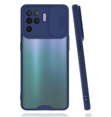 Oppo Reno 5 Lite Kılıf Platin Kamera Koruma Silikon - Lacivert