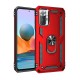 Xiaomi Redmi Note 10 Pro Kılıf Sofya Yüzüklü Silikon Kapak - Kırmızı