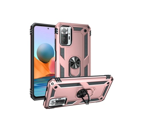 Xiaomi Redmi Note 10 Pro Kılıf Sofya Yüzüklü Silikon Kapak - Rose Xiaomi Redmi Note 10 Pro Kılıf Sofya Yüzüklü Silikon Kapak - Rose