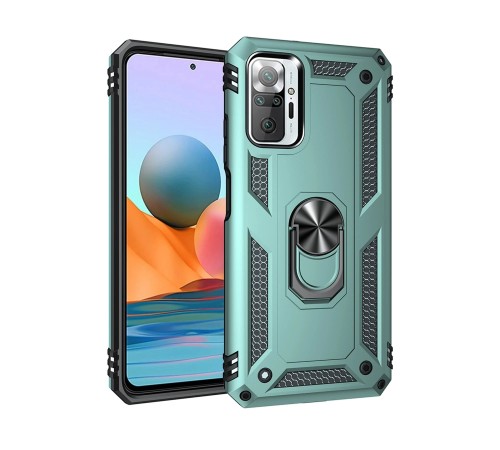 Xiaomi Redmi Note 10 Pro Kılıf Sofya Yüzüklü Silikon Kapak - Yeşil Xiaomi Redmi Note 10 Pro Kılıf Sofya Yüzüklü Silikon Kapak - Yeşil