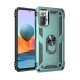 Xiaomi Redmi Note 10 Pro Kılıf Sofya Yüzüklü Silikon Kapak - Yeşil