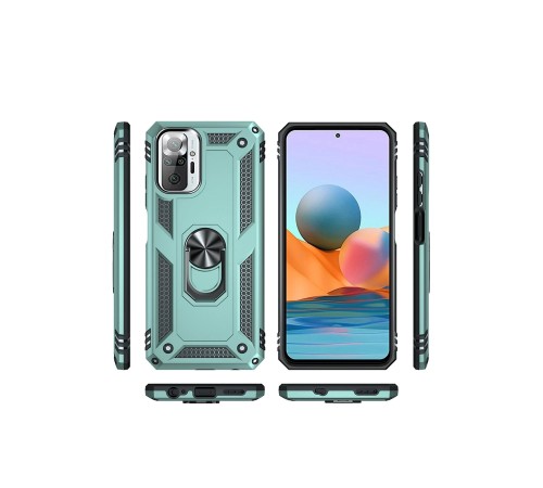 Xiaomi Redmi Note 10 Pro Kılıf Sofya Yüzüklü Silikon Kapak - Yeşil Xiaomi Redmi Note 10 Pro Kılıf Sofya Yüzüklü Silikon Kapak - Yeşil