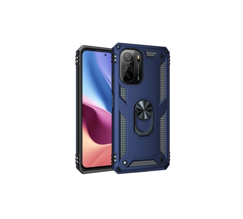Xiaomi Poco F3 Kılıf Sofya Yüzüklü Silikon Kapak - Lacivert Xiaomi Poco F3 Kılıf Sofya Yüzüklü Silikon Kapak - Lacivert