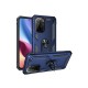 Xiaomi Poco F3 Kılıf Sofya Yüzüklü Silikon Kapak - Lacivert