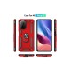 Xiaomi Poco F3 Kılıf Sofya Yüzüklü Silikon Kapak - Kırmızı