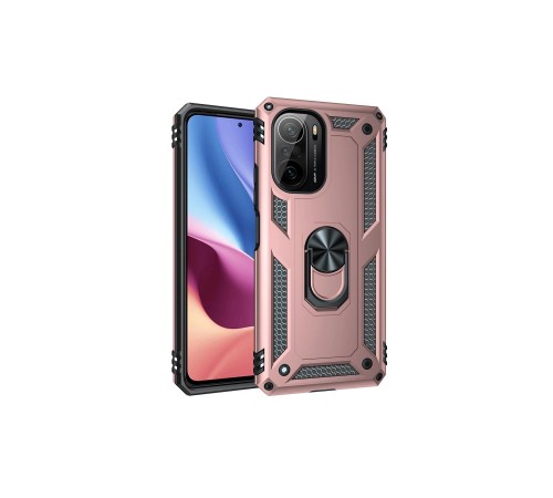 Xiaomi Poco F3 Kılıf Sofya Yüzüklü Silikon Kapak - Rose Xiaomi Poco F3 Kılıf Sofya Yüzüklü Silikon Kapak - Rose