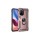 Xiaomi Poco F3 Kılıf Sofya Yüzüklü Silikon Kapak - Rose