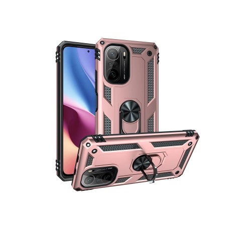 Xiaomi Poco F3 Kılıf Sofya Yüzüklü Silikon Kapak - Rose Xiaomi Poco F3 Kılıf Sofya Yüzüklü Silikon Kapak - Rose