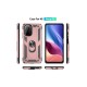 Xiaomi Poco F3 Kılıf Sofya Yüzüklü Silikon Kapak - Rose