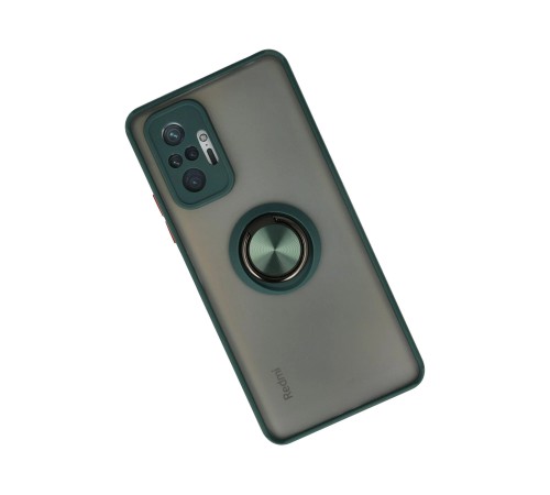 Xiaomi Redmi Note 10 Pro Kılıf Montreal Yüzüklü Silikon Kapak - Yeşil Xiaomi Redmi Note 10 Pro Kılıf Montreal Yüzüklü Silikon Kapak - Yeşil