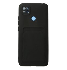Xiaomi Redmi 9C Kılıf Kelvin Kartvizitli Silikon - Siyah