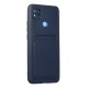 Xiaomi Redmi 9C Kılıf Kelvin Kartvizitli Silikon - Lacivert